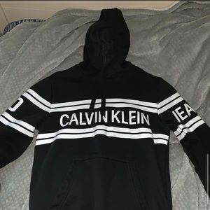 Calvin Klein black and white hoodie. Size XS